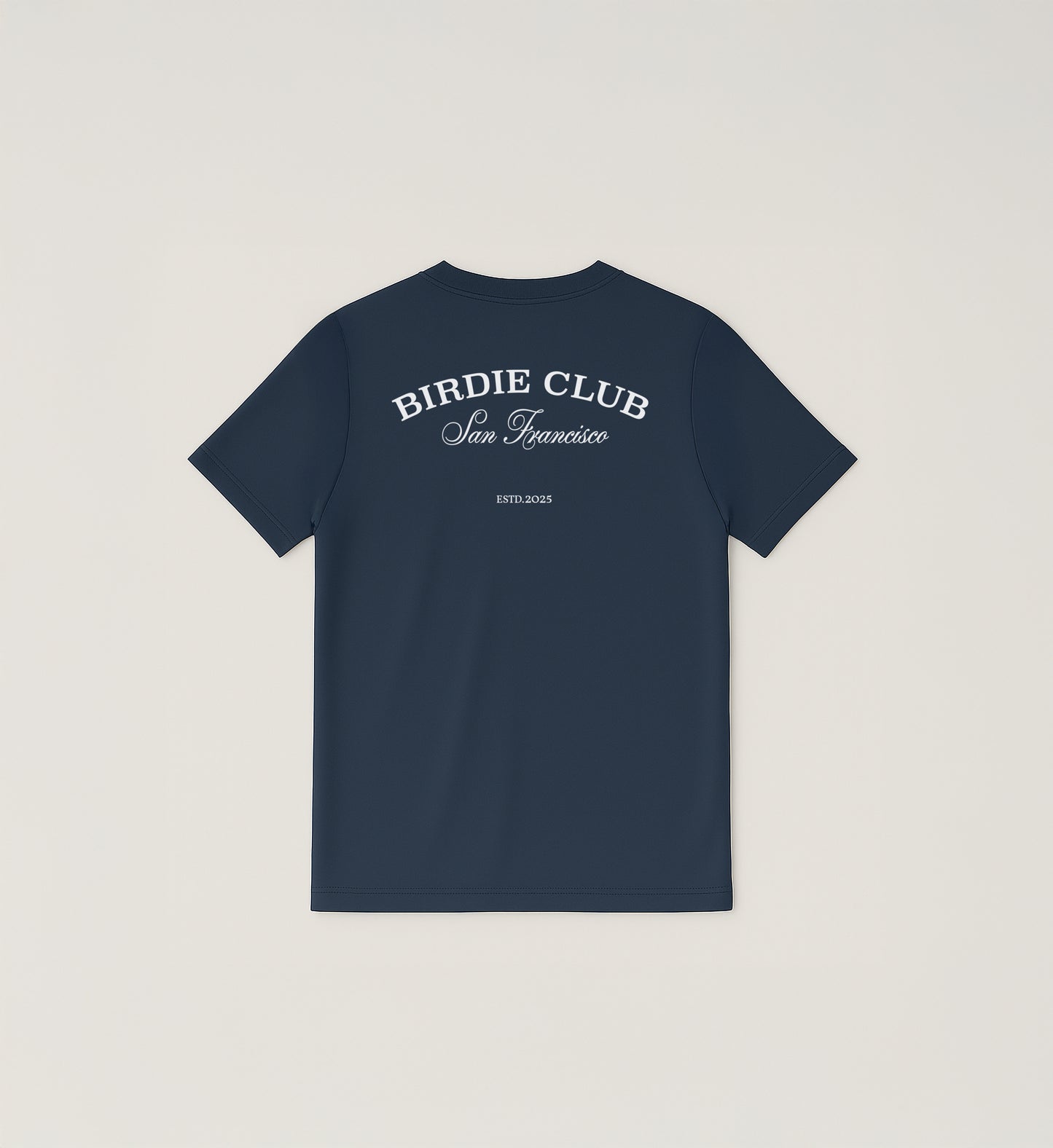 The Club Tee - White / Navy