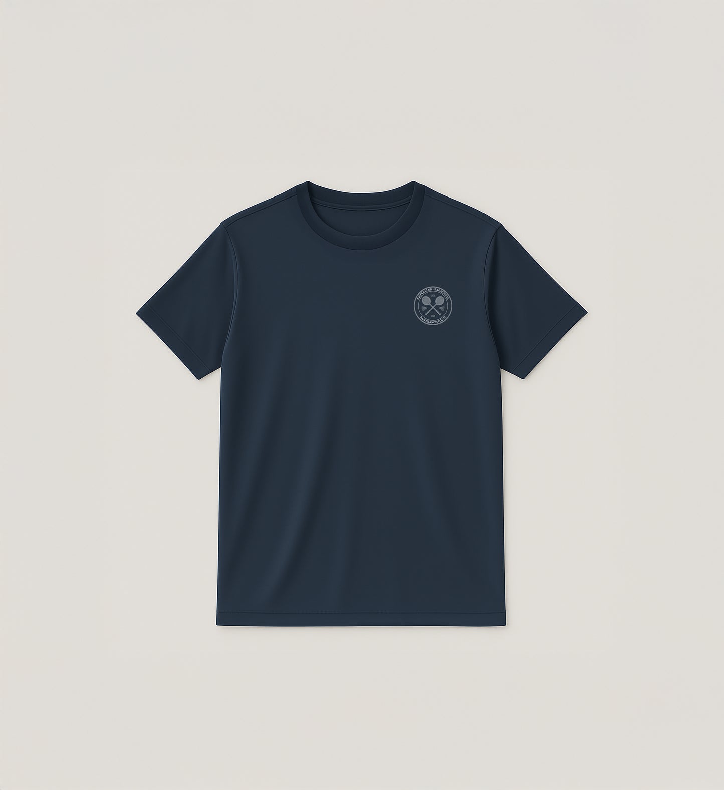 The Club Tee - White / Navy