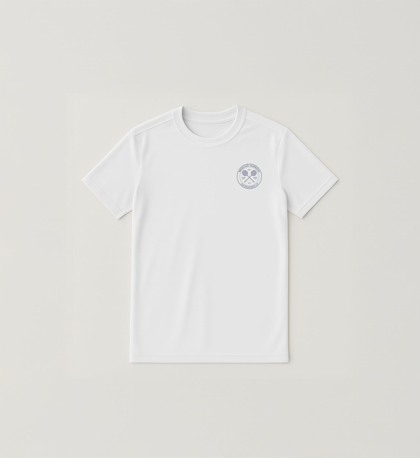 The Club Tee - White / Navy
