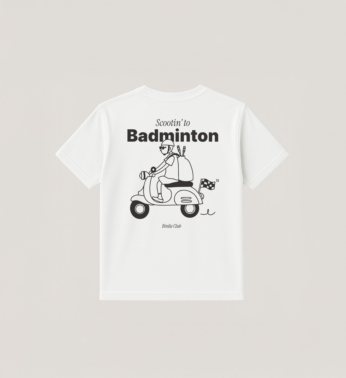 The Scooter Tee - White