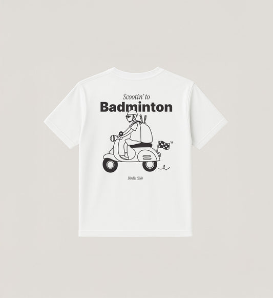 The Scooter Tee - White