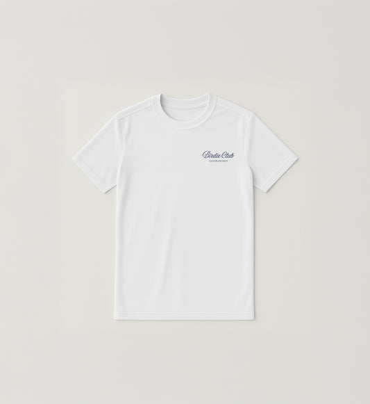 The Core Tee - White / Navy